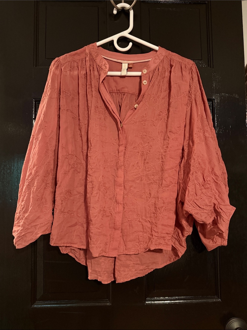 Anthropologie Pilcro Faustine Embroidered Top Size Small